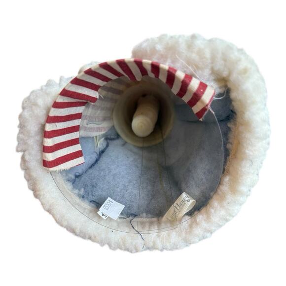 Vtg Lynn Haney Americana Patriotic Santa Claus Christmas Tree Topper 12" USA - Picture 5 of 13